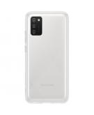 Silicone Clear Cover voor de Galaxy A02s - Transparant