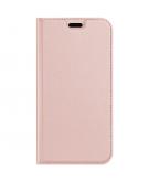 Slim Softcase Booktype voor de iPhone 12 6.1 inch - Rosé Goud