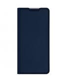 Slim Softcase Booktype voor de OnePlus Nord N100 - Donkerblauw