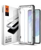 Spigen AlignMaster Full Screenprotector 2 Pack voor de Samsung Galaxy S21 FE