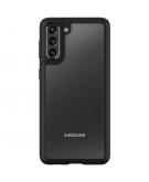 Spigen Ultra Hybrid Backcover voor de Samsung Galaxy S21 - Zwart