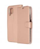 Wallet Softcase Booktype voor de Samsung Galaxy A12 - Rosé Goud