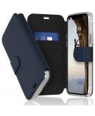 Xtreme Wallet Booktype voor de iPhone 12 (Pro) - Donkerblauw