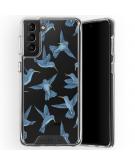 Zarya Fashion Extra Beschermende Backcover Samsung Galaxy S21 Plus - Birds