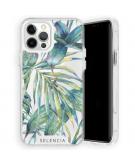 Zarya Fashion Extra Beschermende Backcover voor iPhone 12 (Pro) - Green Jungle Leaves
