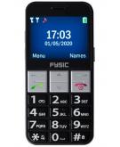 FM-7810 Senioren Mobiele Telefoon - 16 MB Zwart