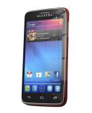 Alcatel One Touch X'Pop Black Cherry Red